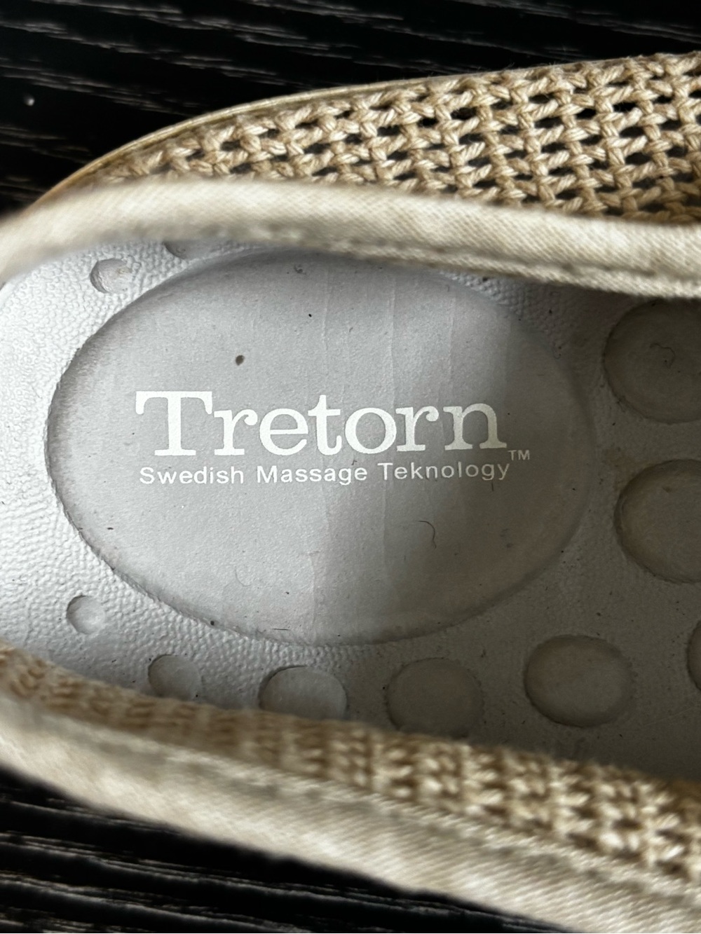 Tretorn Tournament Net Mesh Sneakers Women’s 10.5 Beige Lace Up Comfort Shoes - Picture 4 of 7